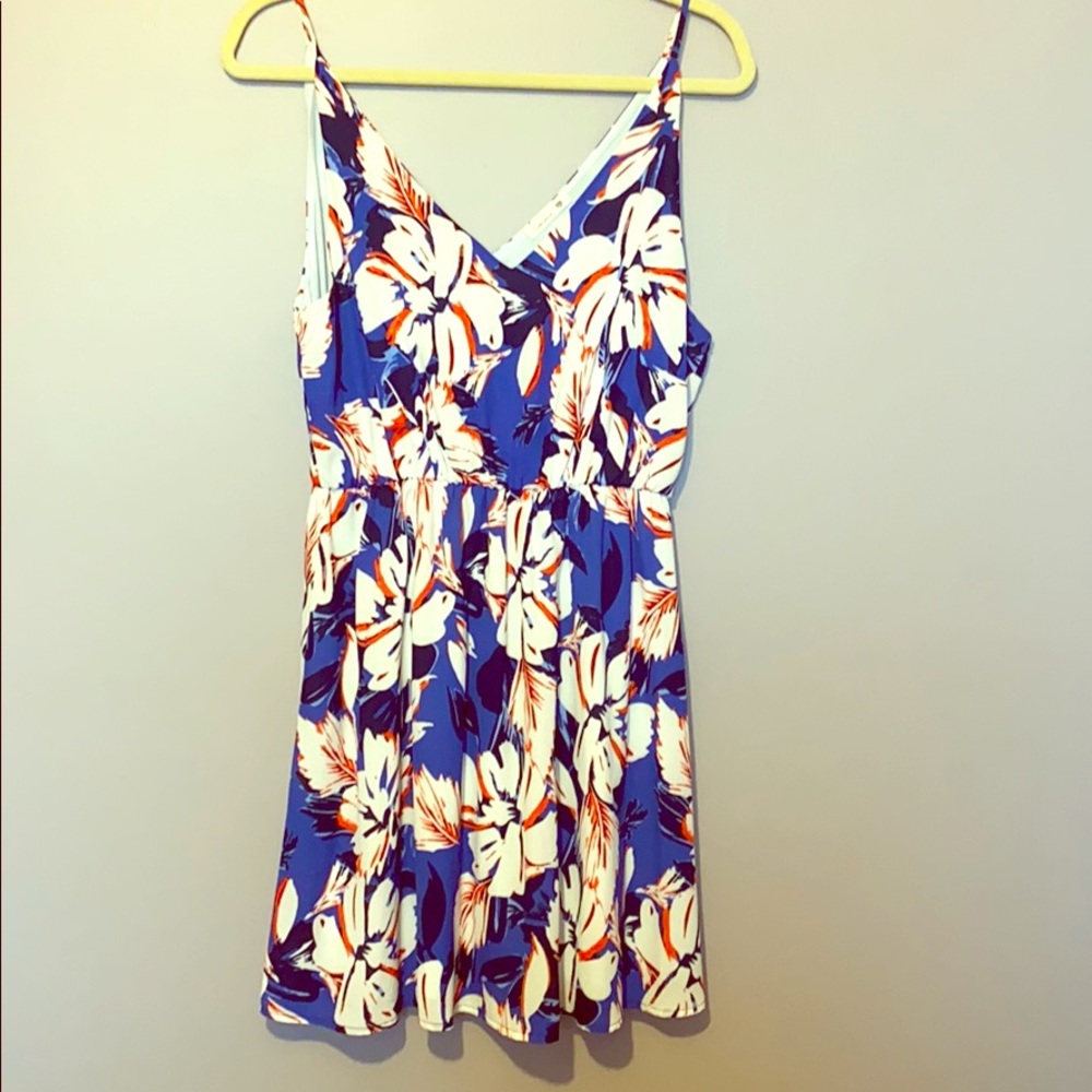 Hawaiian print dress